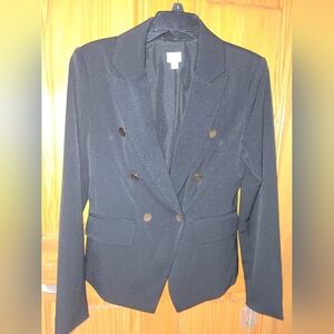 A New Day Double Breasted Blazer Woman's Size 4 NWT